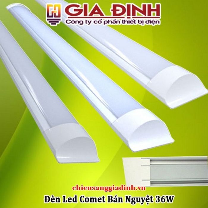 Hình ảnh chân thực đèn tuýp LED Comet phiên bản 2
