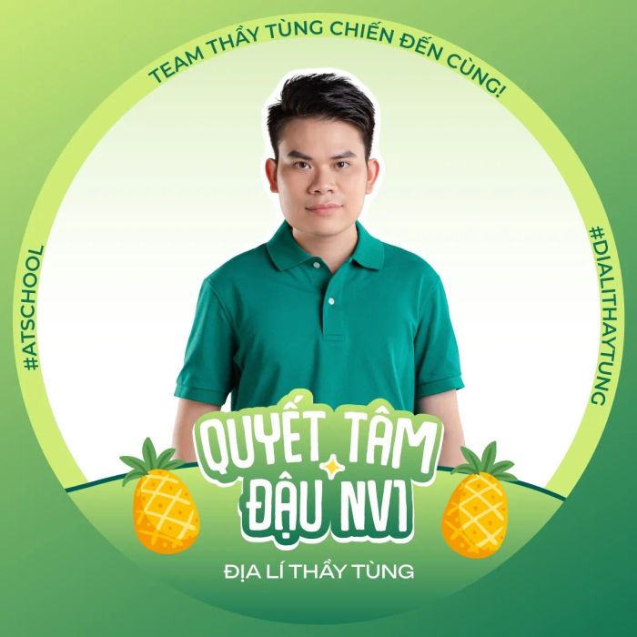 Hình ảnh Địa lí đầy cảm hứng từ Thầy Tùng