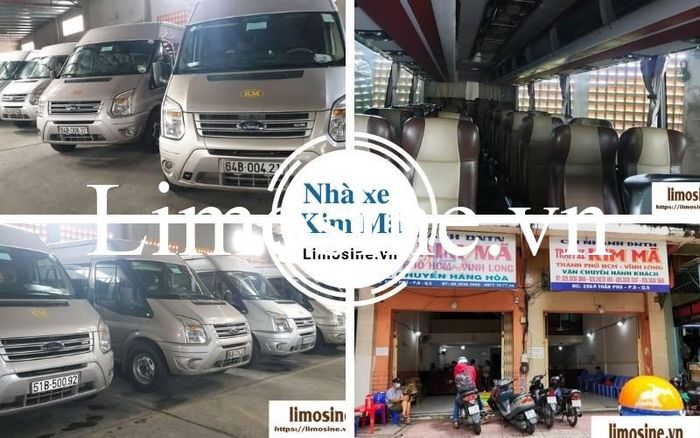 Hình ảnh đội xe hiện đại của nhà xe Kim Mã