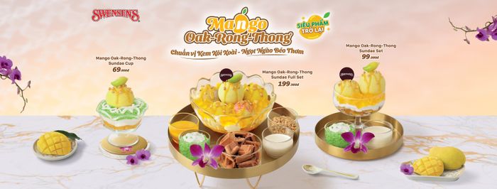 Hình ảnh những món kem Sundae nghệ thuật tại Swensen's VN