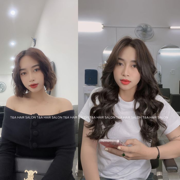 Thành quả nối tóc tự nhiên và hoàn hảo tại T&A HAIR SALON