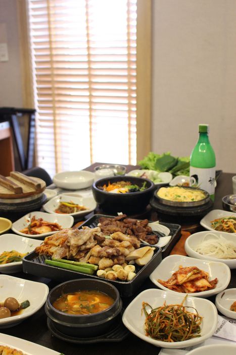 Hình ảnh không gian ấn tượng tại Gangnam BBQ House