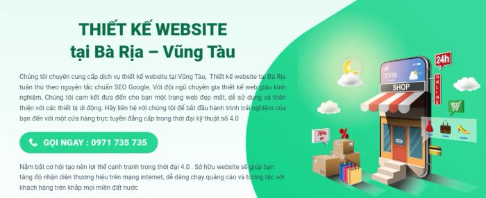 Hình ảnh thiết kế website mẫu từ Nam Việt