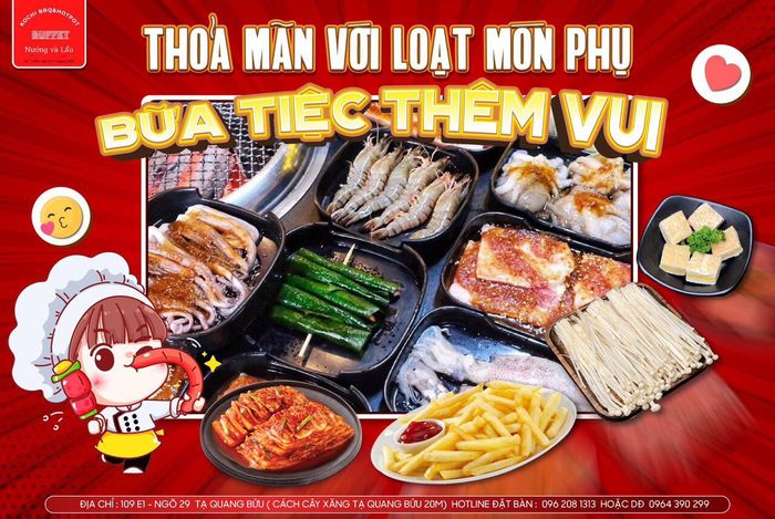 Hình ảnh Kochi BBQ & Hotpot – Không gian đậm chất ẩm thực xứ sở hoa anh đào