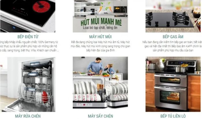 Hình ảnh Thiết bị nhà bếp cao cấp KAFF 3
