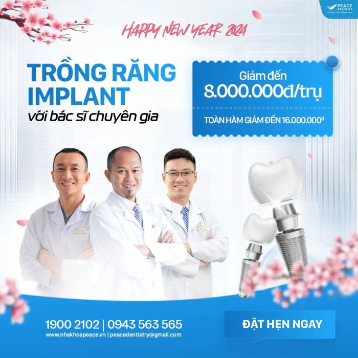 Không gian hiện đại tại Peace Dentistry