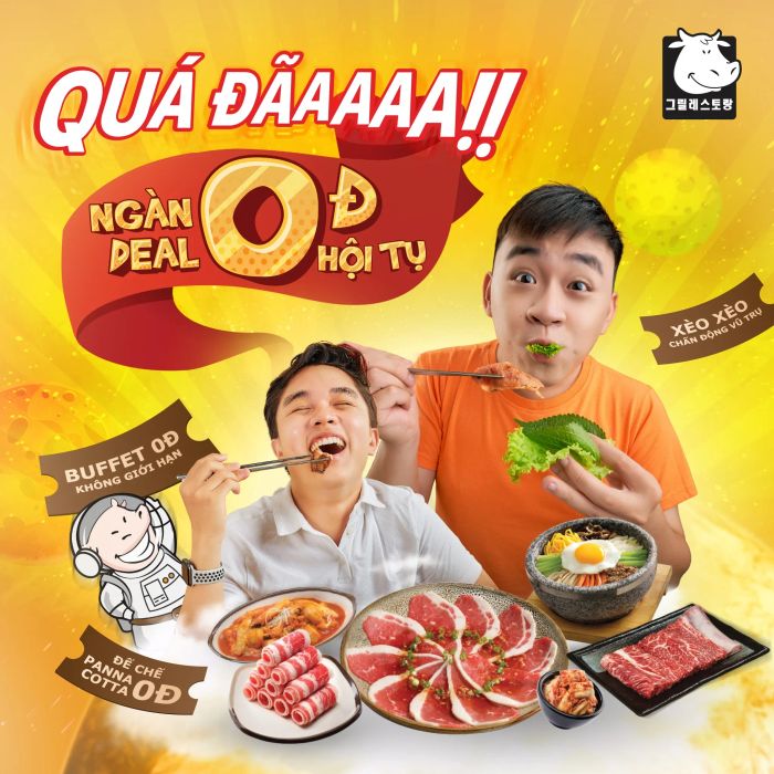 Gogi House - Không gian ẩm thực Hàn Quốc sôi động, nơi hương thơm từ những vỉ nướng và nồi lẩu kim chi nóng hổi hòa quyện tạo nên bữa tiệc vị giác khó quên