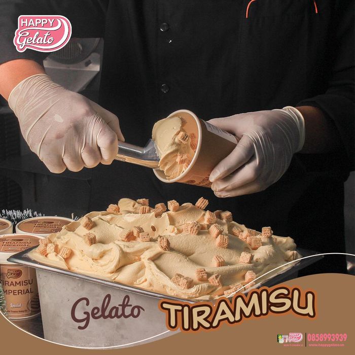 Hình ảnh những viên gelato thơm ngon từ nông sản Việt tại Happy Gelato