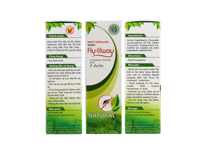Hình ảnh thực tế Bình Xịt Đuổi Muỗi Fly@way Bảo Linh - phiên bản 2