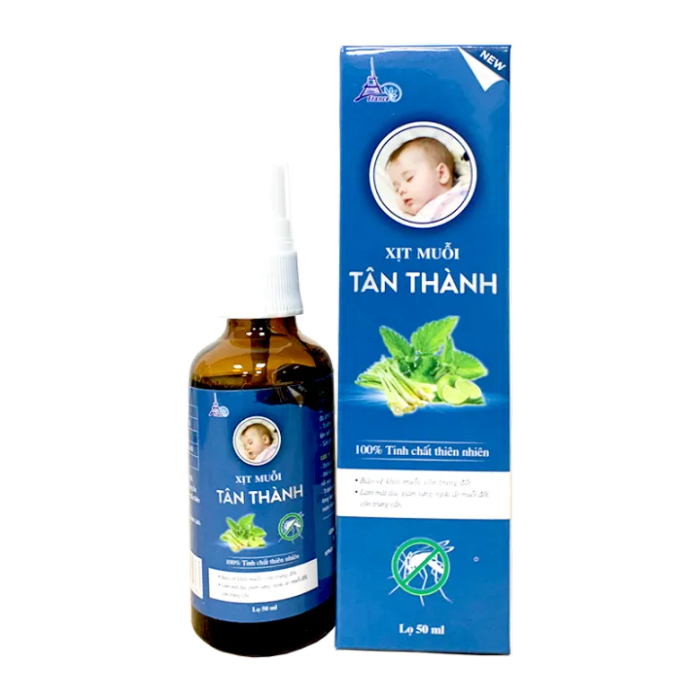 Xịt Tân Thành Fobelife - Ảnh 1: Thiết kế chai xịt tiện dụng, an toàn cho làn da nhạy cảm