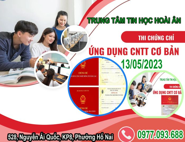 Không gian học tập hiện đại tại Trung tâm Tin học Hoài Ân