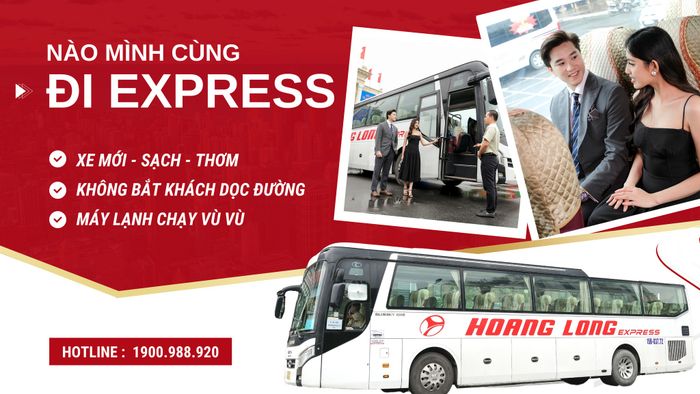 Hình ảnh đội xe sang trọng của Nhà xe Hoàng Long