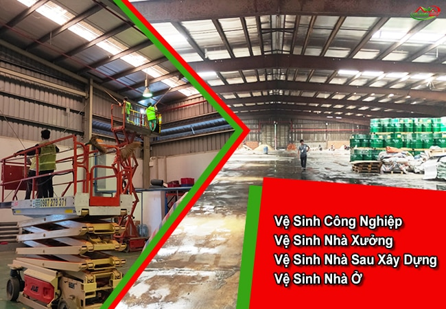 Hình ảnh đội ngũ thi công chuyên nghiệp của Vệ sinh 24H