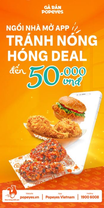 Popeyes - Hình ảnh thực tế đầy hấp dẫn
