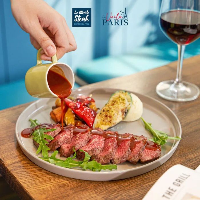 Le Monde Steak - Nghệ thuật trình bày bít tết Pháp