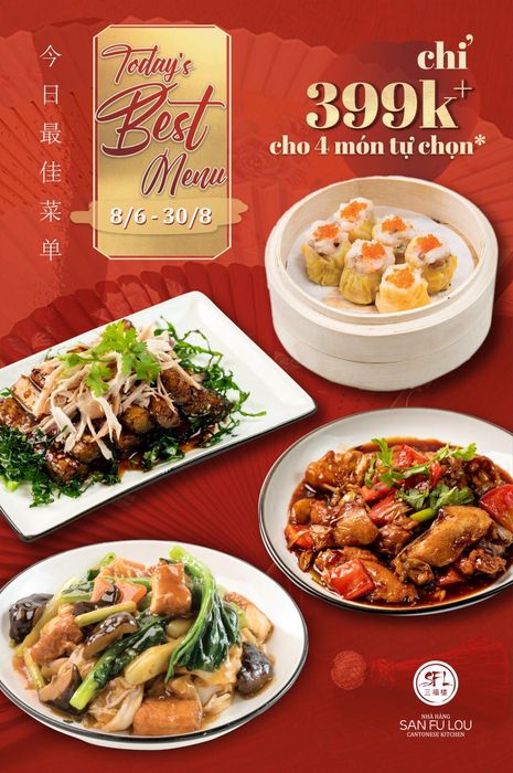 San Fu Lou - Không gian thưởng thức dimsum chuẩn phong cách Hong Kong