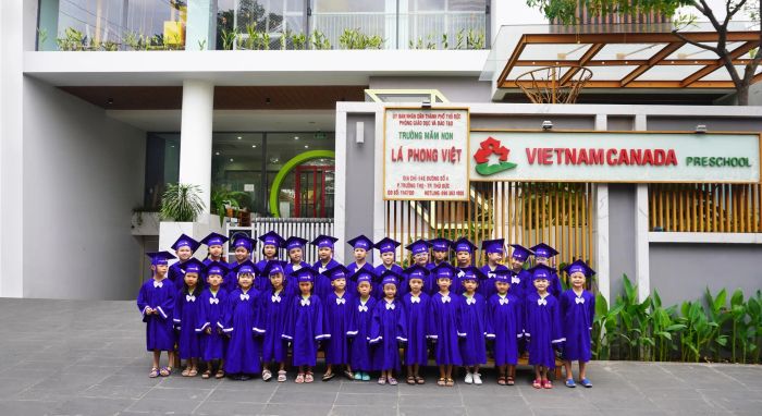 Không gian học tập chuẩn Montessori tại Vietnam Canada Preschool