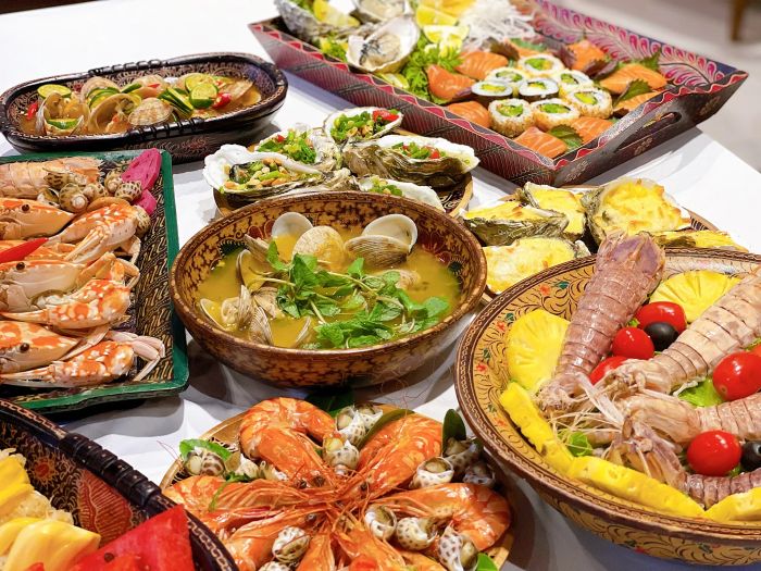 Không gian sang trọng tại Bay Seafood Buffet