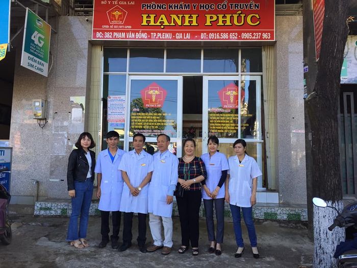 Không gian trị liệu tại Phòng Khám Y Học Cổ Truyền Hạnh Phúc
