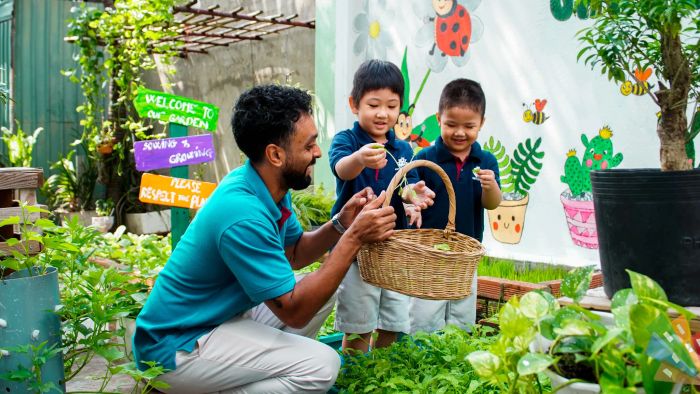 Hình ảnh không gian học tập hiện đại tại Trường mầm non quốc tế Kindy City