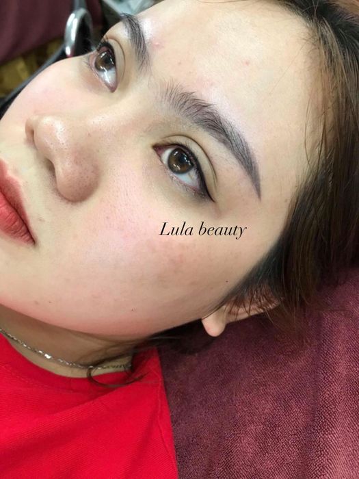 Thành phẩm điêu khắc chân mày tự nhiên tại LULA BEAUTY
