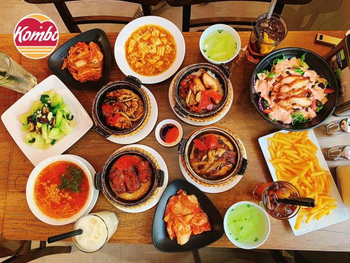 Không gian ấm cúng và món ngon đặc trưng tại Nhà hàng Cơm niêu Singapore KOMBO