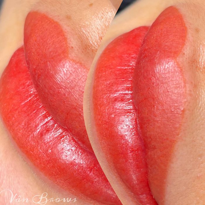 Không gian phun xăm chuyên nghiệp tại Vân Brows