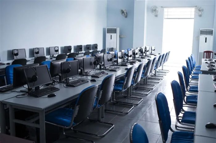 Không gian đào tạo hiện đại tại Trung tâm Ngoại ngữ - Tin học Lạc Hồng