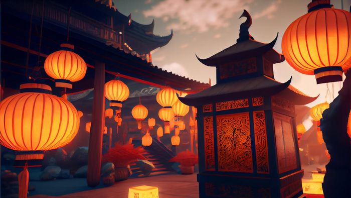 Tranh minh họa: Khung trời thơ mộng trong tác phẩm (Nguồn: Internet)
