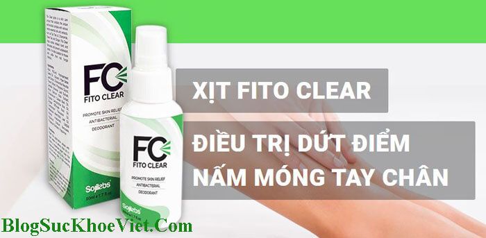 Fito Clear dạng xịt - Giải pháp trị nấm móng tay chân hiệu quả (Ảnh minh họa)