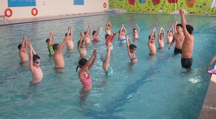 Không gian xanh mát tại Cau Vua Pool