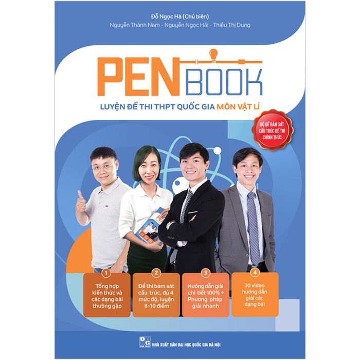 Hình ảnh nội dung Penbook Vật Lý - Các dạng bài tập trọng tâm