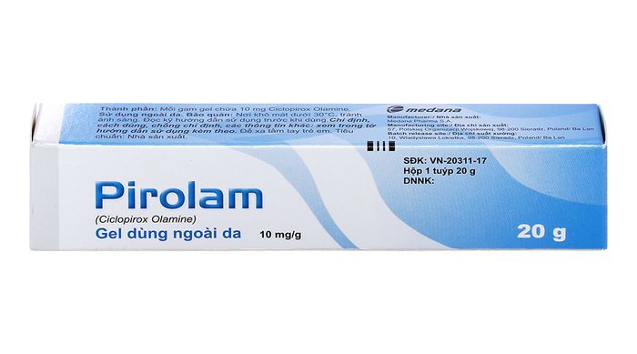 Gel Pirolam Medana - Đặc trị các loại nấm ngoài da (Ảnh minh họa 2)