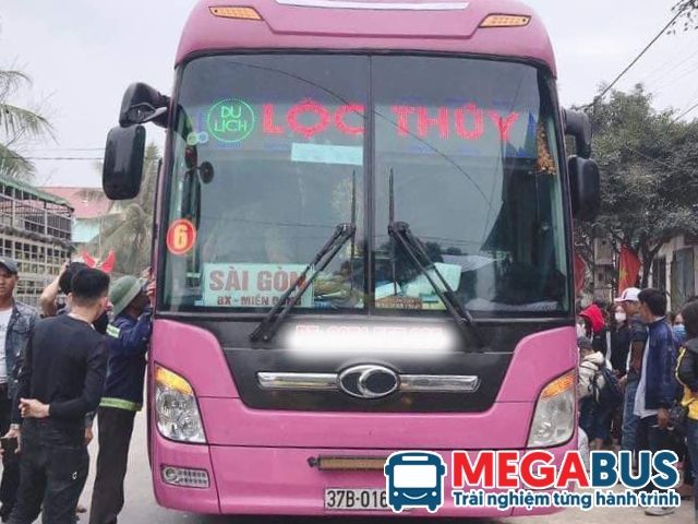 Hình ảnh nội thất sang trọng trên xe Nhà xe Lộc Thủy