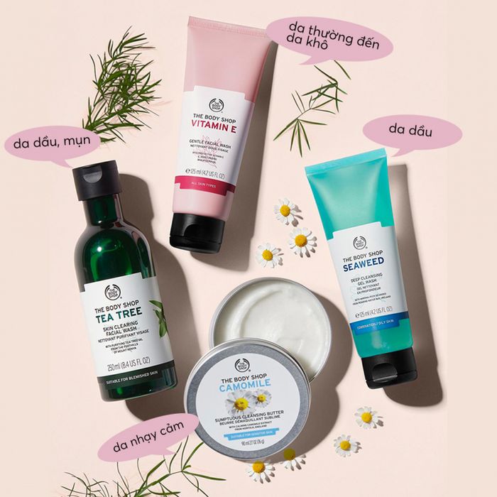 Hình ảnh cửa hàng The Body Shop sang trọng