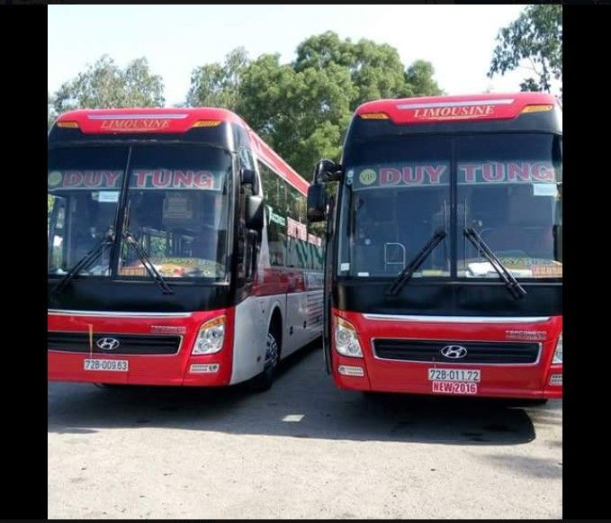 Hình ảnh đội xe hiện đại của Nhà xe Duy Tùng