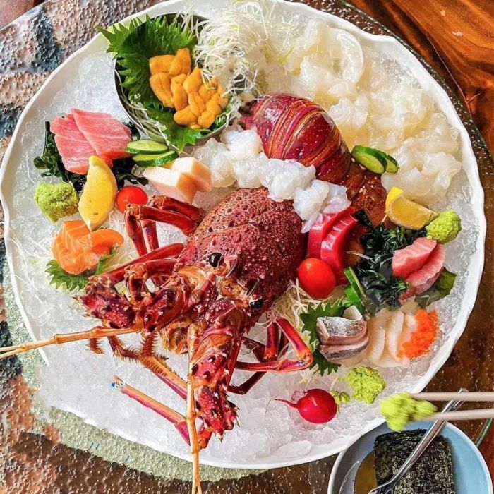 Bữa tiệc hải sản đa dạng tại Hải Sản Hùng Trường Sa