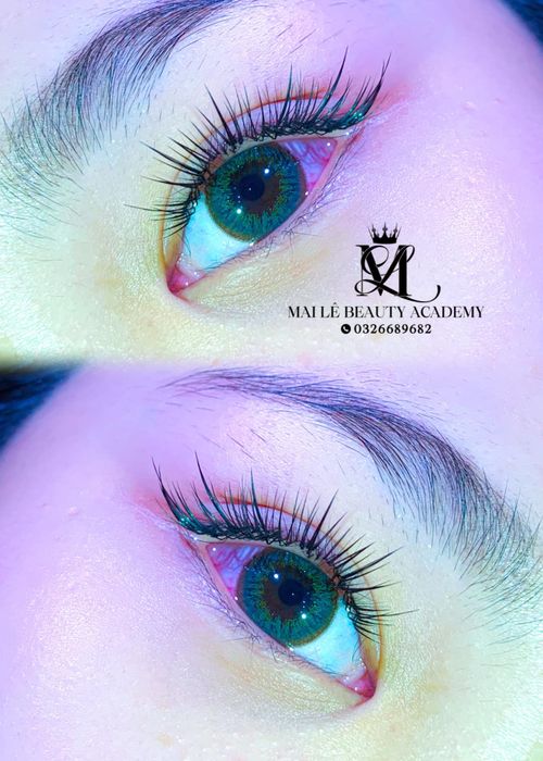 Hình ảnh dịch vụ nối mi chuyên nghiệp tại Mai Lê Beauty Lash