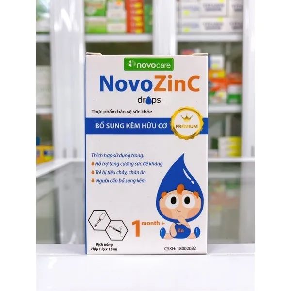 Hình ảnh sản phẩm NovozinC - kẽm hữu cơ dạng giọt
