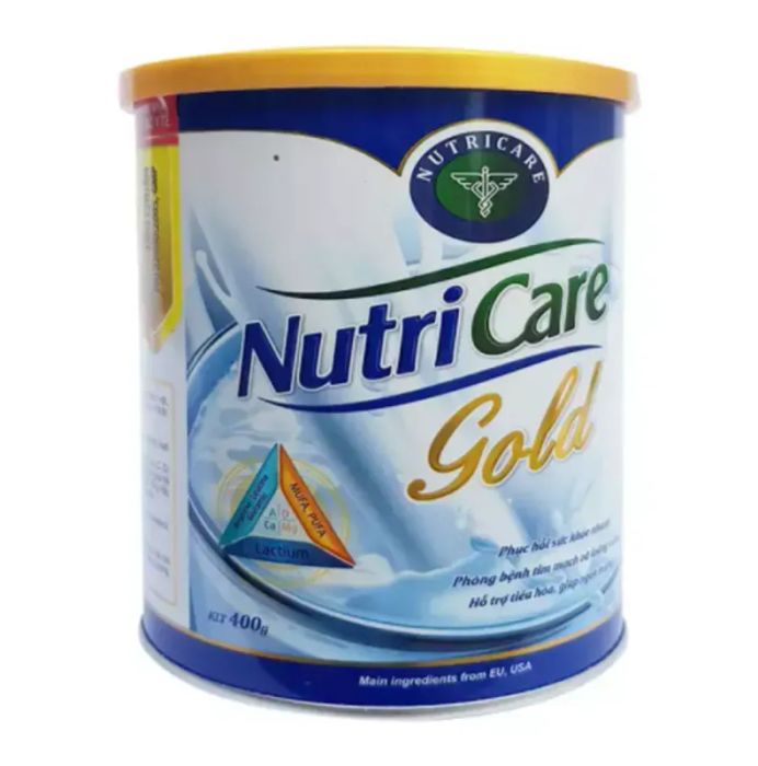 Hình ảnh chân thực sữa bột NutriCare Gold - phiên bản đặc biệt