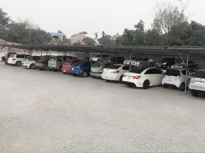 Hình ảnh hệ thống bãi xe hiện đại 24/24