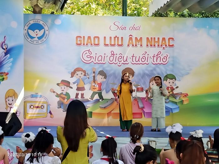 Các hoạt động sáng tạo nghệ thuật tại Nhà Thiếu Nhi