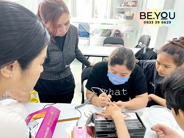 Không gian học tập hiện đại tại Be You Nail Academy