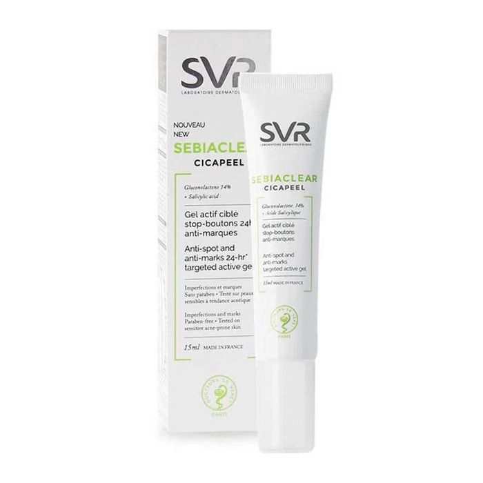 Gel làm dịu và giảm mụn SVR SEBIACLEAR Cicapeel hình ảnh 1