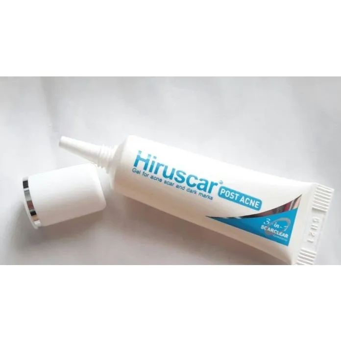 Hình ảnh minh họa hiệu quả làm mờ sẹo của Hiruscar Post Acne