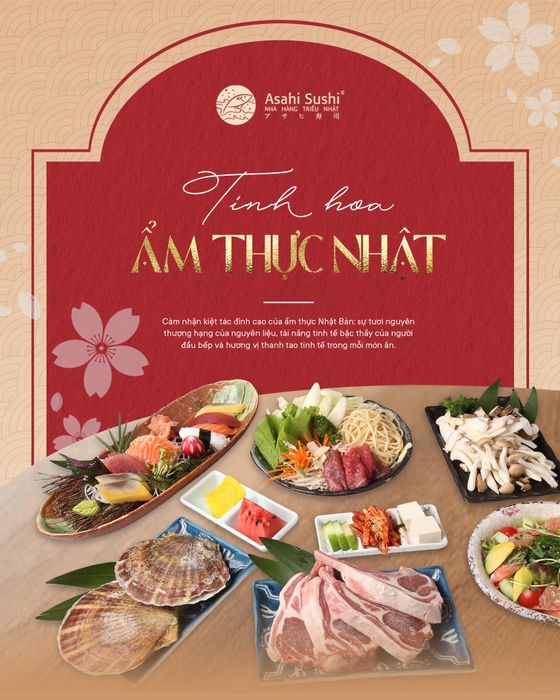 Không gian ấm cúng tại nhà hàng Nhật Asahi