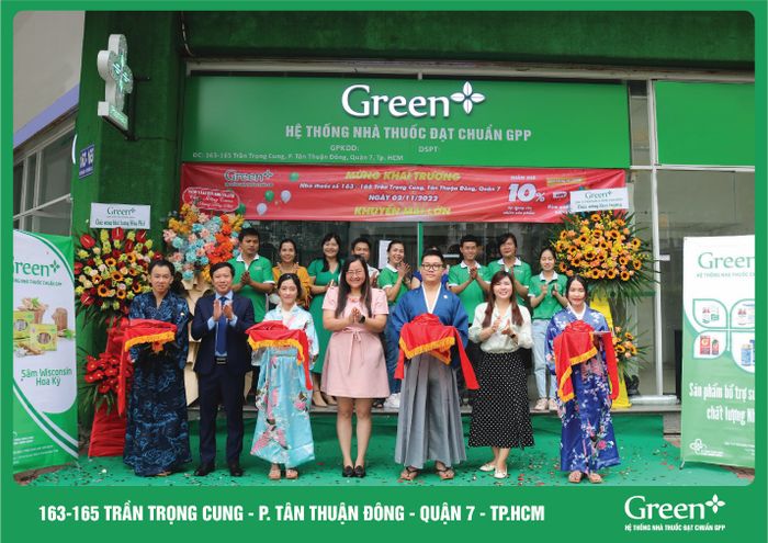Không gian nhà thuốc Green+ đạt chuẩn GPP tại Quận 7