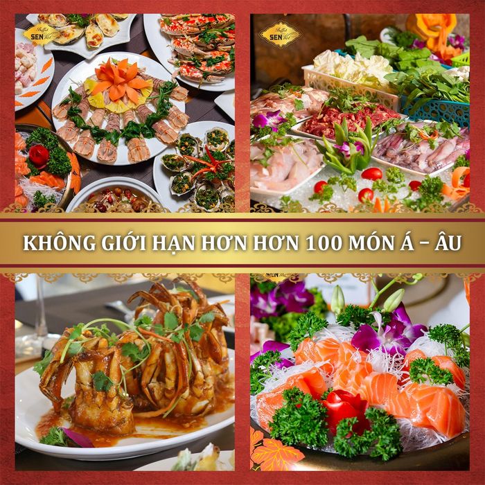 Bữa tiệc hải sản thượng hạng tại Buffet Sen Việt