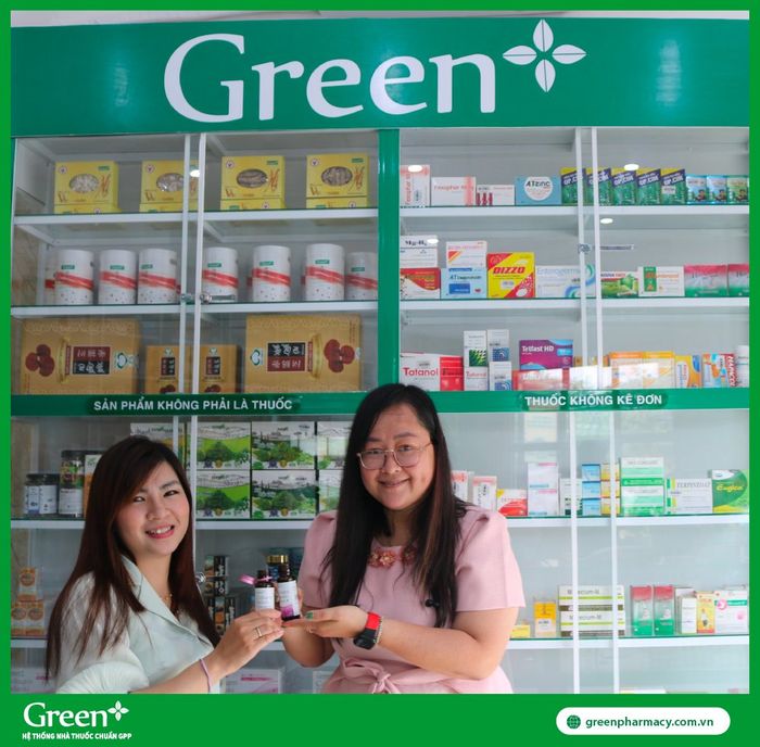 Không gian phục vụ chuyên nghiệp tại nhà thuốc Green+
