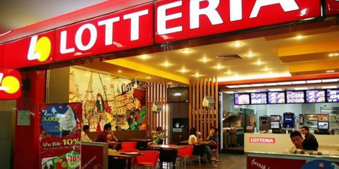 Không gian hiện đại tại cửa hàng Lotteria